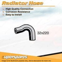 Superspares Upper Radiator Hose 32 x 220mm for Daewoo Lanos 1.6L 4 cyl DOHC 16V