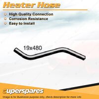 Heater Hose 19mm x 480mm for Daewoo Lanos 1.6L 4cyl DOHC 16V 08/1997-03/2003