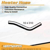 1 x Heater Hose 16mm x 310mm for Toyota Landcruiser HJ60R 4.0L 6 cyl 1980-1990