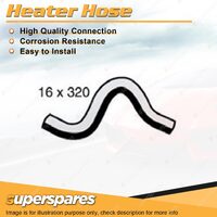 1 x Heater Hose 16mm x 320mm for Mitsubishi Lancer CA CB 4G15 1.5L 1989-1992
