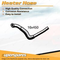 1 x Heater Hose 16mm x 450mm for Ford Courier PE 2.5L 4 cyl 12V Diesel Turbo