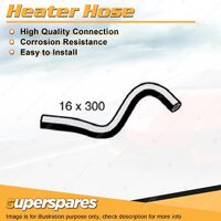 1 x Heater Hose 16mm x 300mm for Ford Courier PE 2.5L 4 cyl SOHC Diesel Turbo