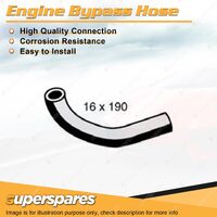 1 x Engine Bypass Hose 16mm x 190mm for Holden Rodeo RA TF TFG1 TFG3 TFG6 TFG7