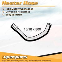 Heater Inlet Hose 16/18 x 300mm for Toyota Landcruiser Prado KZJ120R 3.0L RHS
