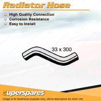 1 x Upper Radiator Hose 33mm x 300mm for Mitsubishi Pajero NM NP NS NT NW 3.2L