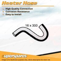 Superspares Heater Hose 16 x 300mm for Mitsubishi Triton MJ 2.5L 4 cyl 1991-1996
