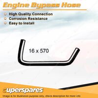 Engine Bypass Hose 16mm x 570mm for Daihatsu Terios EJ100 1.3L 4cyl SOHC 16V