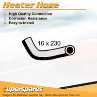 1 x Heater Outlet Hose 16mm x 230mm for Toyota Landcruiser Prado VZJ95R 3.4L