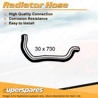 1 x Lower Radiator Hose 30 x 730mm for Mazda MX5 NB 1.8L 4 cyl DOHC 1998-2005