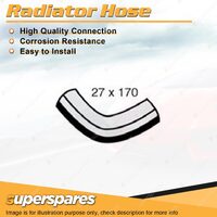 Lower Radiator Hose 27 x 170mm for Daihatsu Terios 1.3L 4 cyl Pipe to Engine