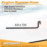Engine Bypass Hose 6/9 x 720mm for Holden Commodore VE Berlina VE VZ Calais VE