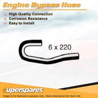 Engine Bypass Hose 6 x 220mm for Toyota Hilux GGN15 GGN25 Prado GRJ120 GRJ121