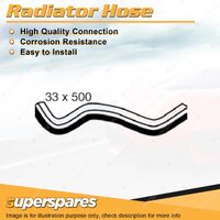 Upper Radiator Hose 33mm x 500mm for Nissan Patrol GU UELY61 UENY61 Y61 3.0L