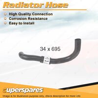 1 x Lower Radiator Hose 34mm x 695mm for Mitsubishi Delica PD8W PE8W PF8W 2.8L