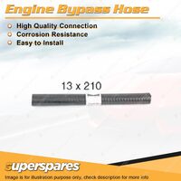 1 x Engine Bypass Hose 13mm x 210mm for Nissan Pulsar N15 1.6L 4 cyl 1995-2000
