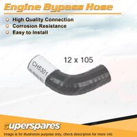 1 x Engine Bypass Hose 12mm x 105mm for Nissan Pulsar N15 1.6L 4 cyl 1995-2000