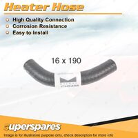 1 x Heater Hose 16mm x 190mm for Toyota Hiace LH103 LH113 LH125 RZH103 RZH125