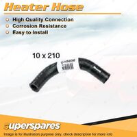 Upper Heater Hose 10 x 210mm for Toyota Landcruiser Prado KDJ150R 3.0L 09-15