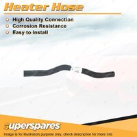1 x Heater Inlet Hose 16/19mm x 375mm for Holden Barina TK 1.6L 4 cyl DOHC 16V