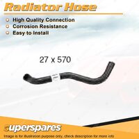 1 x Lower Radiator Hose 27 x 570mm for Toyota Starlet EP 1.3L 4 cyl 16V 95-99