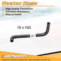 1 x Heater Hose 18mm x 450mm for Holden HT 186ci 6 cyl OHV 12V 05/1969-08/1970