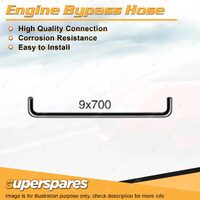 1 x Bypass Hose 9mm x 700mm for Holden HT 186ci 6 cyl OHV 12V 05/1969-08/1970
