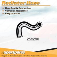 Upper Radiator Hose 25mm x 280mm for Datsun 1200 1.2L 4 cyl OHV 06/1970-1985