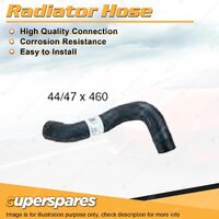1 x Lower Radiator Hose 44/47mm x 460mm for Nissan The Ute XFN 4.1L 6 cyl 12V
