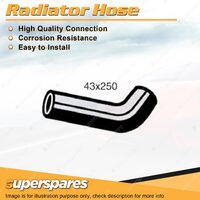 Lower Radiator Hose 43 x 250mm for Toyota Landcruiser FJ40 FJ45 FJ60R 3.9 4.2L
