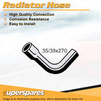 Superspares Lower Radiator Hose for Mazda 1600 1.6L 4 cyl SOHC 8V Carb 1971-1985