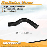 Superspares Upper Radiator Hose for Toyota Corona XT130 1.9L 4 cyl OHV 8V Carb