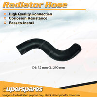 Superspares Upper Radiator Hose for Toyota Hiace RH32 2.0L 4 cyl OHV 8V Carb