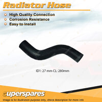 Upper Radiator Hose for Nissan Pulsar N10 1.5L 4 cyl SOHC 8V Carb Manual