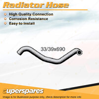 Superspares Lower Radiator Hose for Holden Camira JB JD 1.6L 1.8L 1982-1987