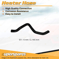 Superspares Heater Hose for Holden Astra LB LC E15 E16 1.5L 1.6L Outlet to Pipe