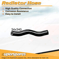 Superspares Lower Radiator Hose for Hyundai Excel X1 1.3L 1.5L 1988-1989 Auto