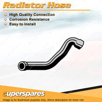 Superspares Upper Radiator Hose for BMW 325e E30 2.7L 6 cyl SOHC 12V EFI