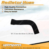 Superspares Upper Radiator Hose for Peugeot 505 2.0L 32mm 41mm x 280mm 1980-1988