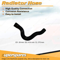 Upper Radiator Hose for Volvo 760 2.8L V6 SOHC 12V EFI 02/1983-12/1987