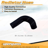 Superspares Upper Radiator Hose for Daewoo Espero CD 2.0L 4 cyl SOHC 8V MPFI