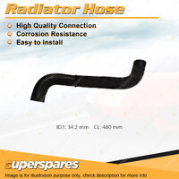 Lower P/S Radiator Hose for Nissan Navara D21 2.4L 4 cyl SOHC 8V 480mm