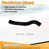 Superspares Lower Radiator Hose for Mitsubishi Mirage 1.3L 4 cyl SOHC 8V Carb