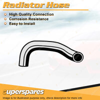 Superspares Lower Radiator Hose for Nissan Scargo 1.5L SOHC 8V 01/1989-11/1990