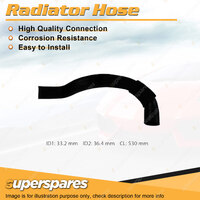 Superspares Lower Radiator Hose for Lexus IS300 JCE10R 3.0L 6 cyl DOHC 24V MPFI