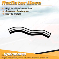 Superspares Lower Radiator Hose for Holden Rodeo R9 2.2L 4 cyl SOHC 8V MPFI
