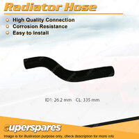 Superspares Lower Radiator Hose for Mazda 323 BG 1.8L 4 cyl SOHC 16V MPFI