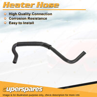 Superspares Heater Hose for Holden Nova LE LF 1.6L 4 cyl Outlet 1989-1994