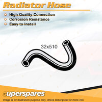 Superspares Lower Radiator Hose for Holden Torana HB LC LJ TA 1.2L 1.3L 450mm