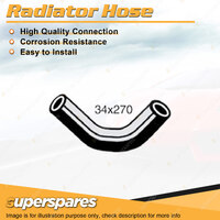 Superspares Lower Radiator Hose for Mazda Capella 1.6L 4 cyl SOHC 8V Carb