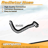 Superspares Upper Side Radiator Hose Length 520mm Inside Diameter 30mm